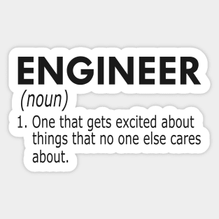 Engineer Definition Sticker